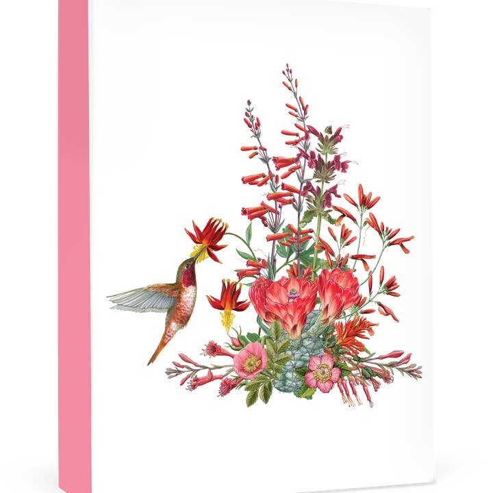 Erin E. Hunter: CA Wildflowers in Red Small Boxed Cards