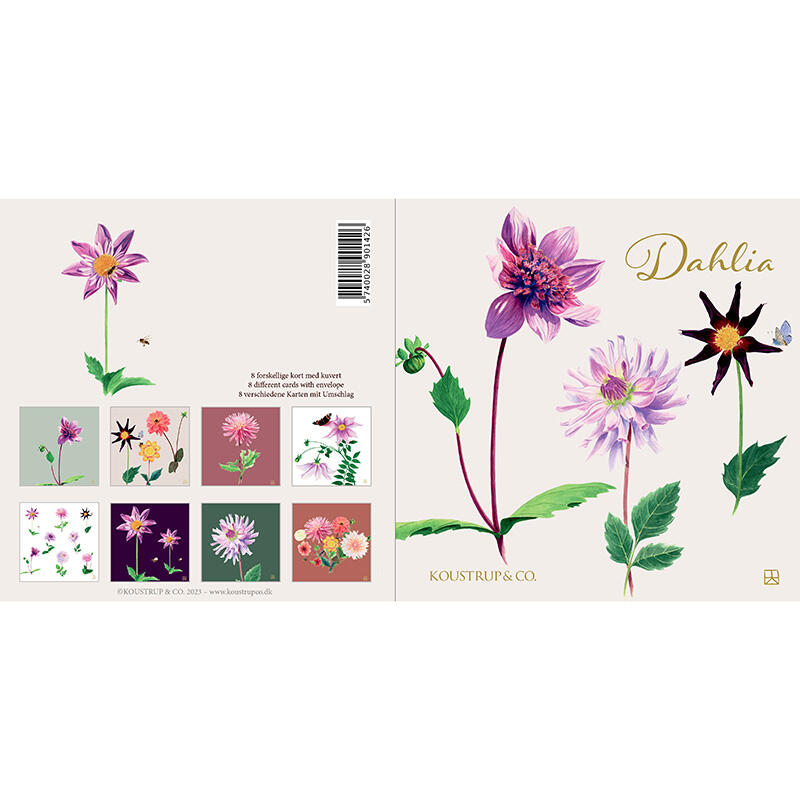 Square Card Folder- Dahlia's