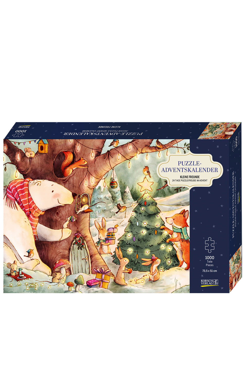 Christmas Forest Animals Jigsaw Puzzle (1000 pcs)