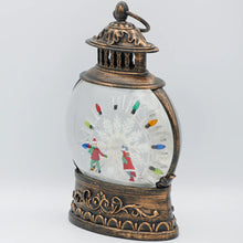 Load image into Gallery viewer, 11" Lighted Swirl Ferris Wheel with Children Snowball Scene