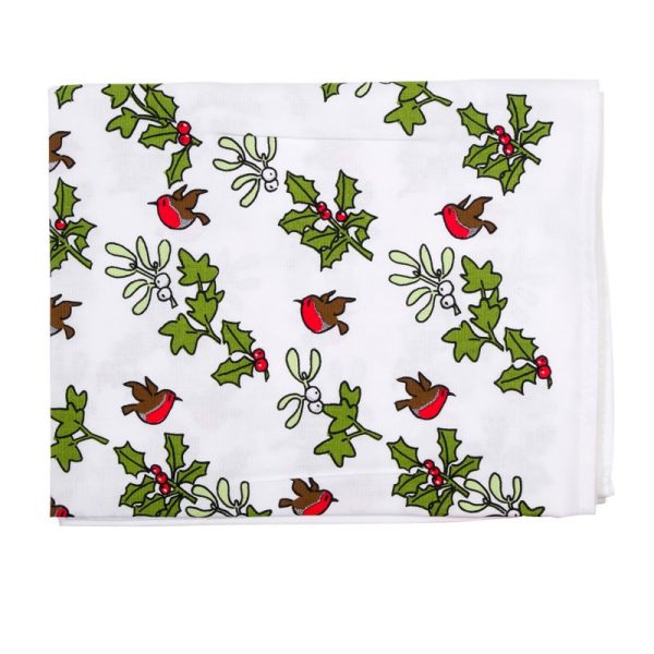 Christmas Holly and Ivy Tea Towel