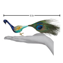 Load image into Gallery viewer, 8.5" Magnificent Peacock Ornament