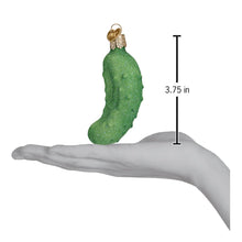 Load image into Gallery viewer, 3.75" Glistening Pickle Ornament