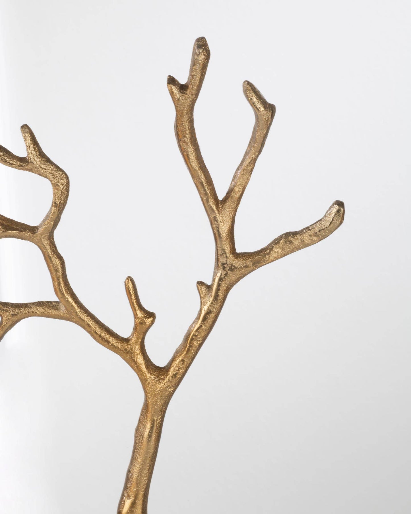 Jewelry Tree - Metal with Wood Base