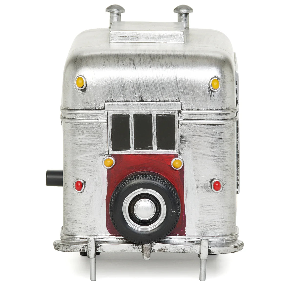 6" Lighted Musical Happy Camper Trailer with Rotating Scene