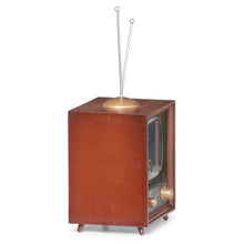 Load image into Gallery viewer, Amusements Musical Retro TV Snowy Holiday Village with Rotating Train