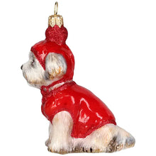 Load image into Gallery viewer, Shih Tzu in Winter Coat and Ski Hat Ornament