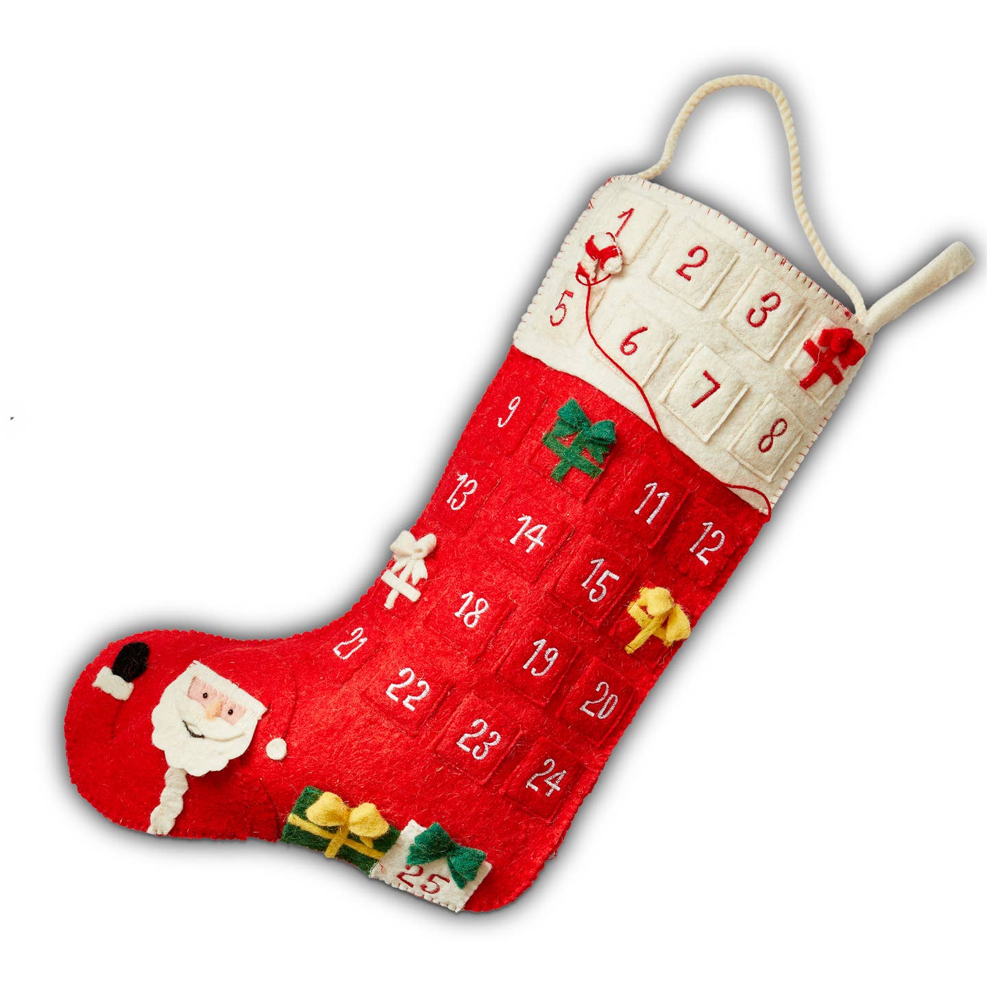 Holiday Cheer Wool Felt Advent Calendar
