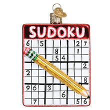 Load image into Gallery viewer, 3.5" Sudoku Ornament
