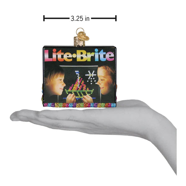 3.25" Lite Brite Box Ornament