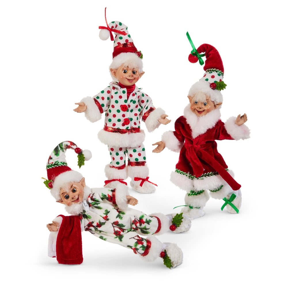7" Pajama Party Posable Elf