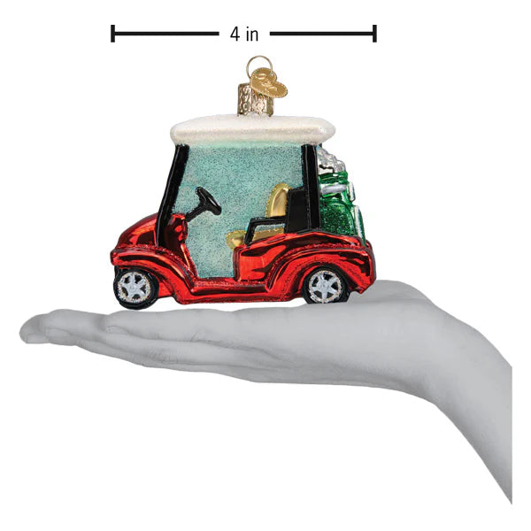 4" Golf Cart Ornament