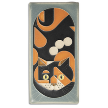 Load image into Gallery viewer, 4x8 Calico Cat, Storm Blue
