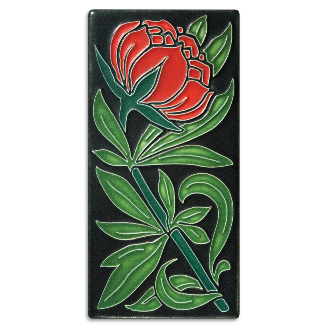 4x8 Peony - Red