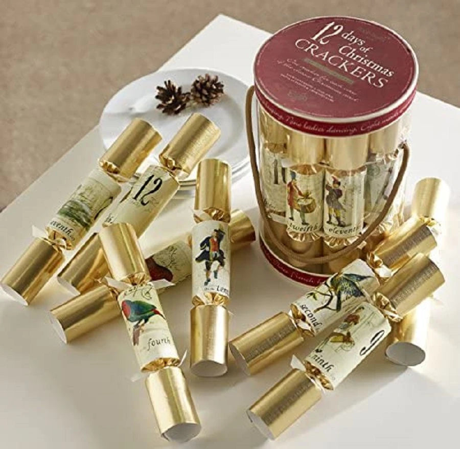 12x10 12 Days of Christmas Party Crackers
