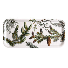 Load image into Gallery viewer, 12.5x6" Wood Serving Tray- Pine Trees