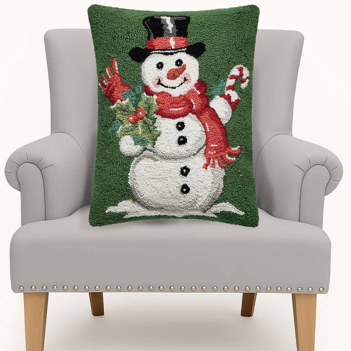 SNOWMAN Hook Pillow