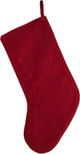 Load image into Gallery viewer, 11" x 18" Teddy Bear Embossed Stocking
