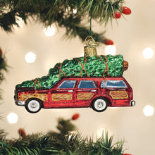 Load image into Gallery viewer, Station Wagon With Tree Ornament