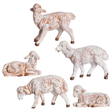 Load image into Gallery viewer, Fontanini White Sheep Variety Set - 5" Scale