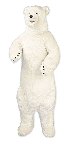 Standing Polar Bear w- Smile, 58"