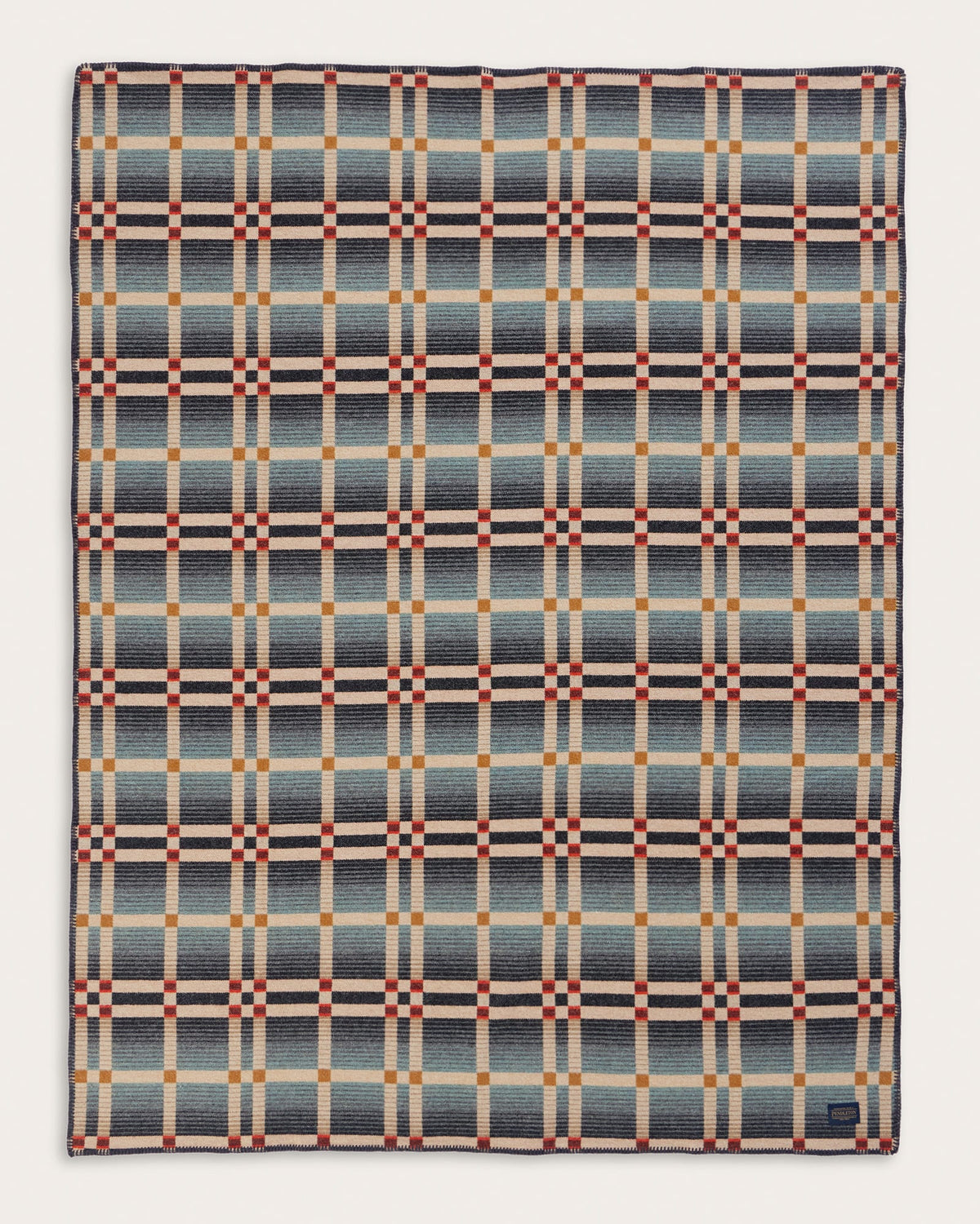 57x72" Four Square Throw Blanket -Slide Mountain Shale