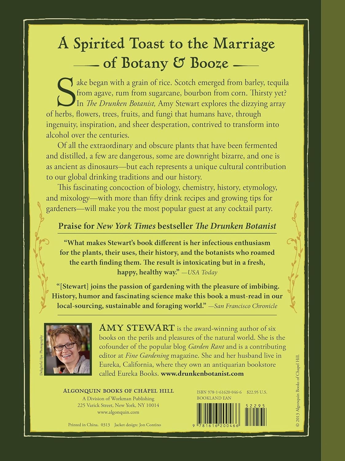 Drunken Botanist : A Plant Lover's Guide to Cocktails