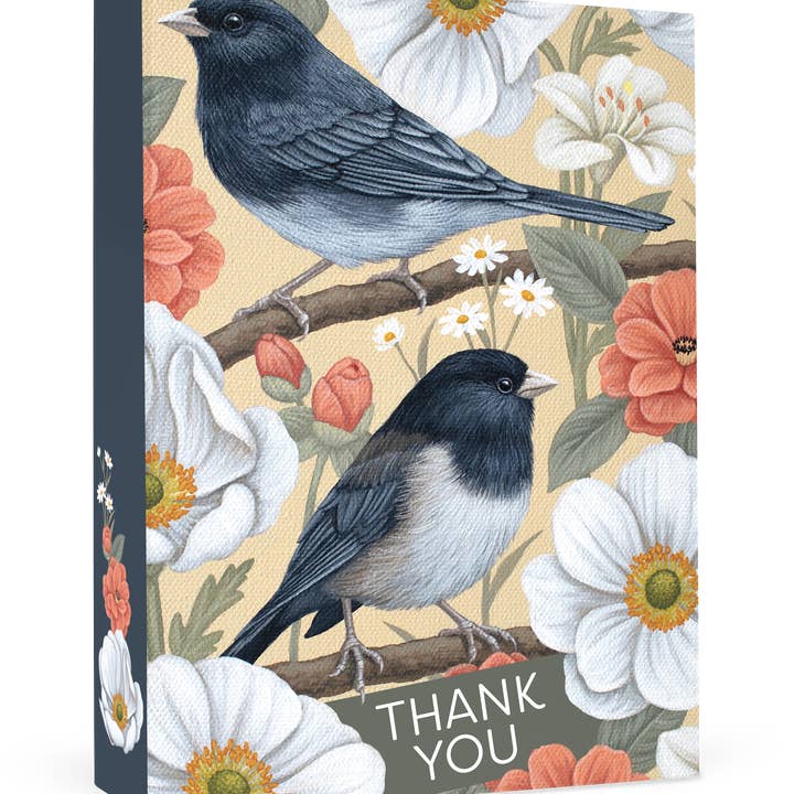 Vasilisa Romanenko: Dark-eyed Juncos Thank You Notes