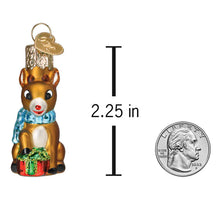 Load image into Gallery viewer, 2.25" Mini Rudolph the Red-Nosed Reindeer Ornament