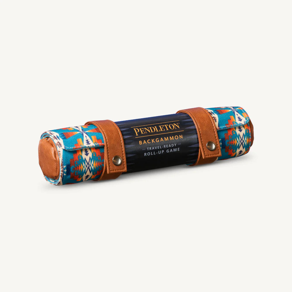 Pendleton Backgammon Travel-Ready Roll-Up Game