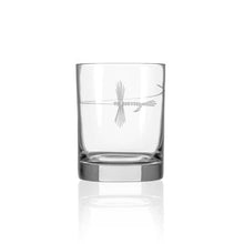 Load image into Gallery viewer, 14 oz. Fly Fishing Double Old Fashioned Glass
