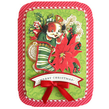 Load image into Gallery viewer, Card Making Kit Simply Retro Christmas