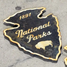 Load image into Gallery viewer, National Park Arrowhead Sign, Metal