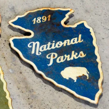 Load image into Gallery viewer, National Park Arrowhead Sign, Metal