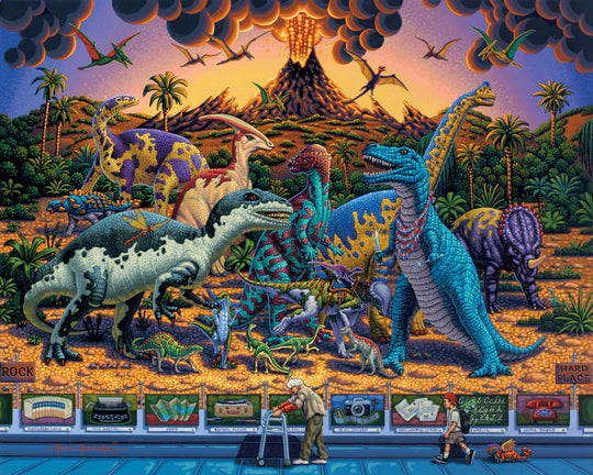 Dinosaur Museum - 500 Piece Traditional Puzzle