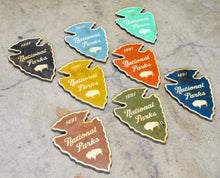 Load image into Gallery viewer, National Park Arrowhead Sign, Metal