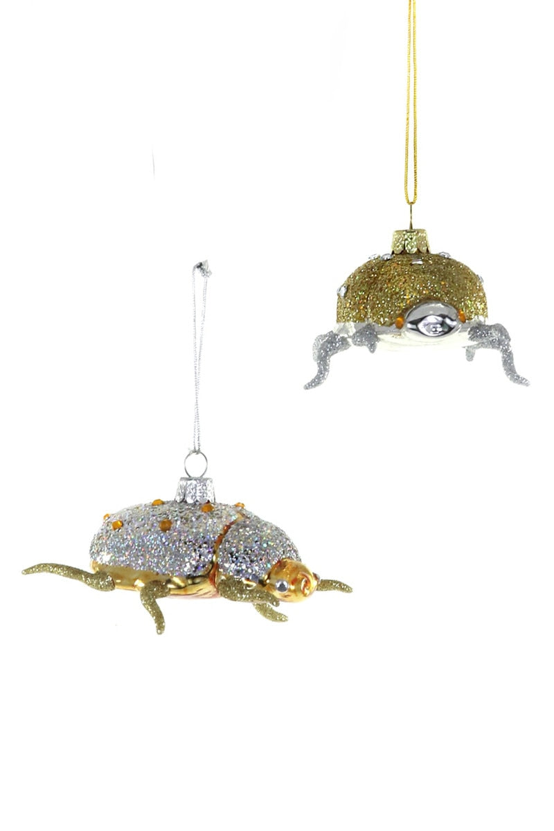 Gilded Beetle Ornament