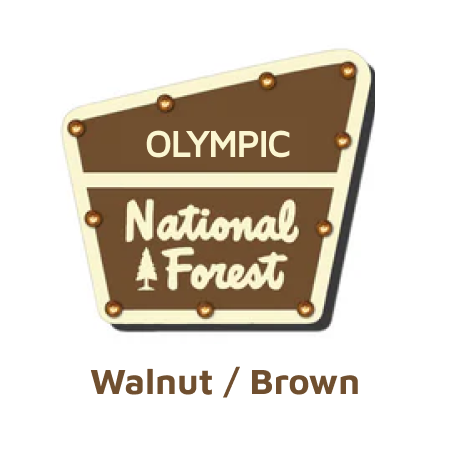 Olympic National Forest Lighted Sign