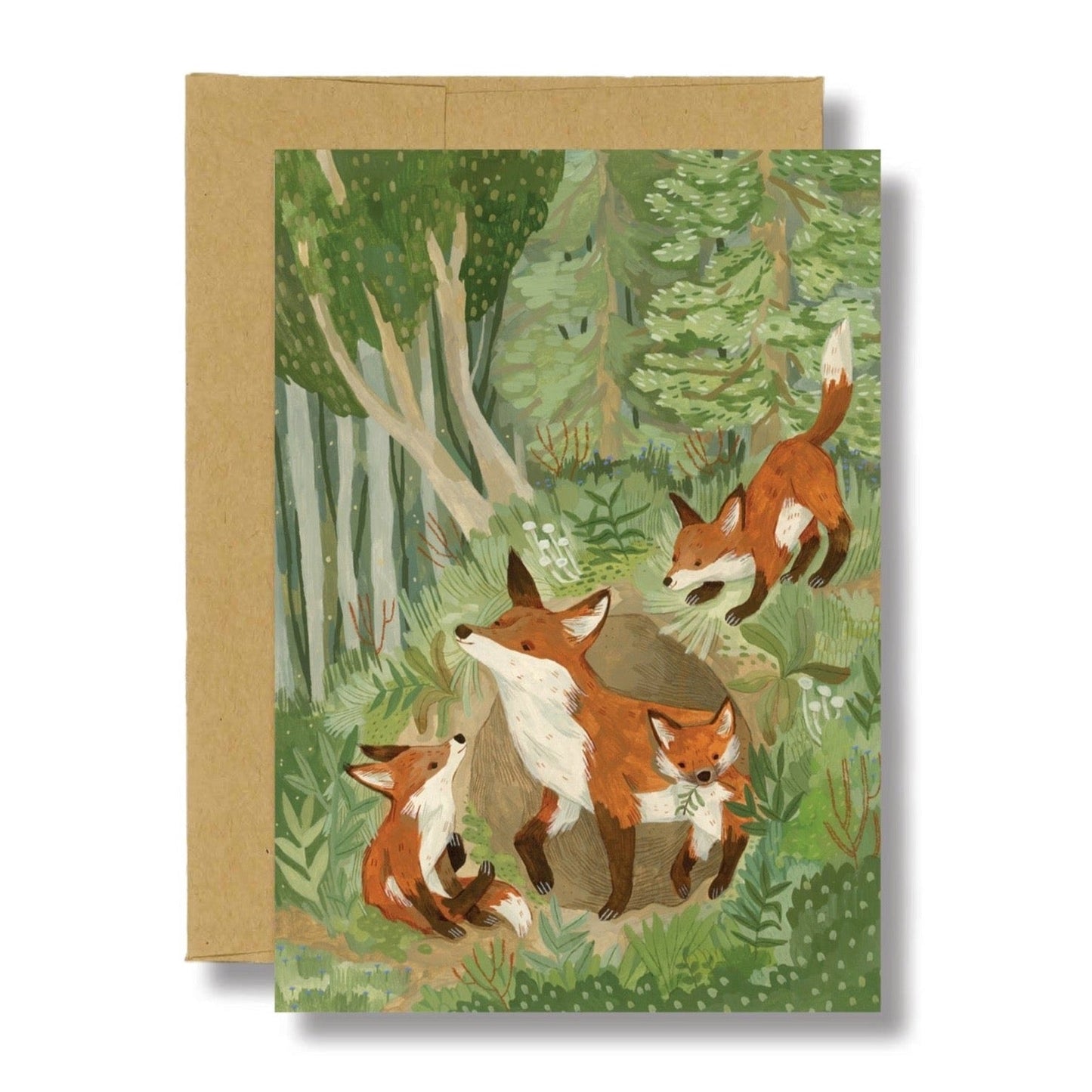 Fox Den 5x7 Card