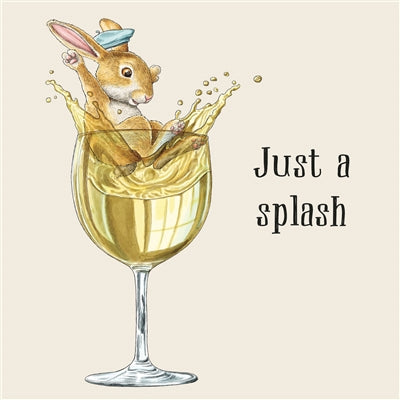 Just a Splash Cocktail Napkin - pk/20