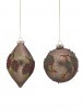 4-5.5" Glass Acorn Jewel Ball/Finial Ornament