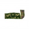 4"x5Yds. Embellished Velvet Deer/Plaid Ribbon