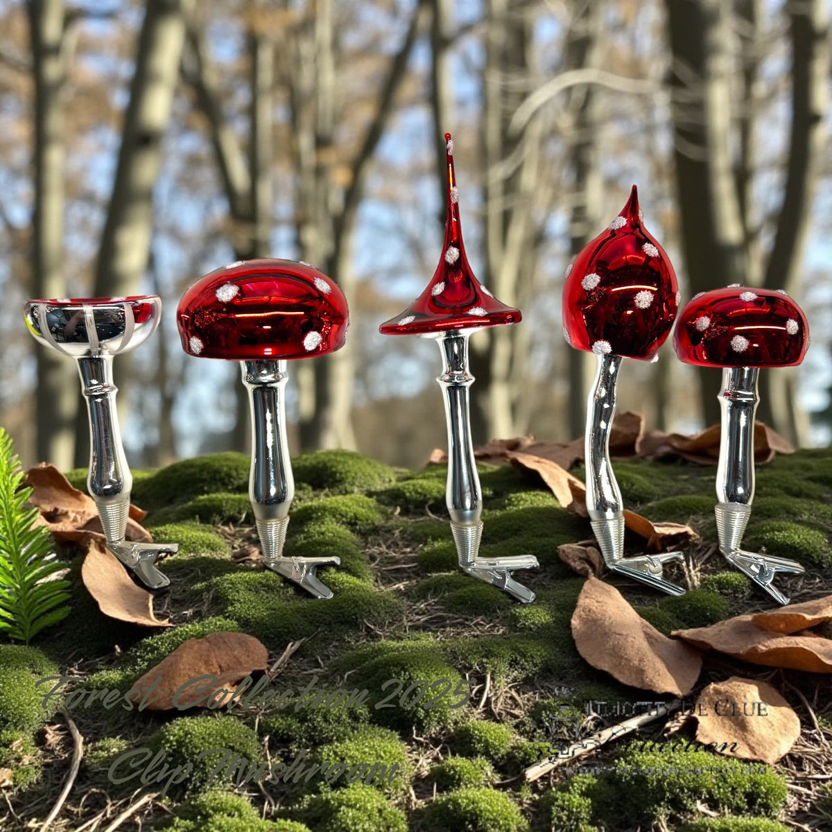 PNW Amanita Wide Cap Clip Mushroom
