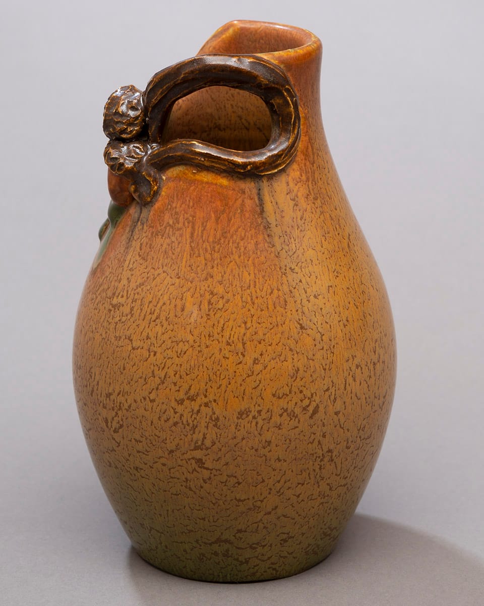 Acorn and Oak Vase - Autumn Reflections