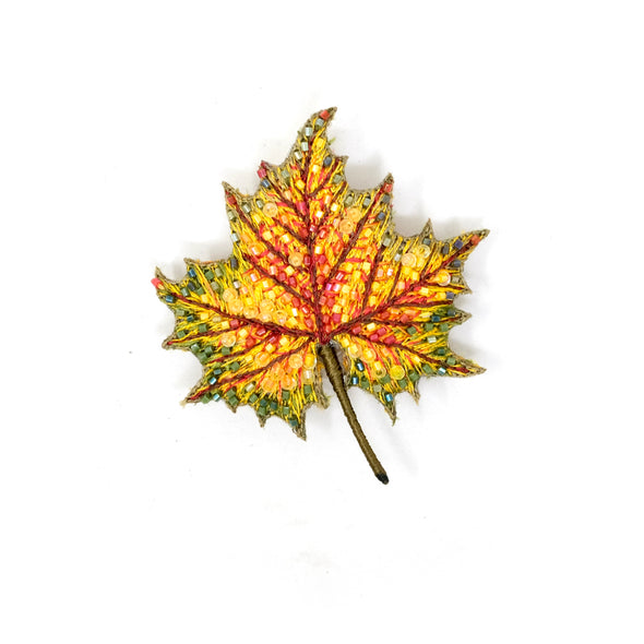 River Maple Brooch Pin