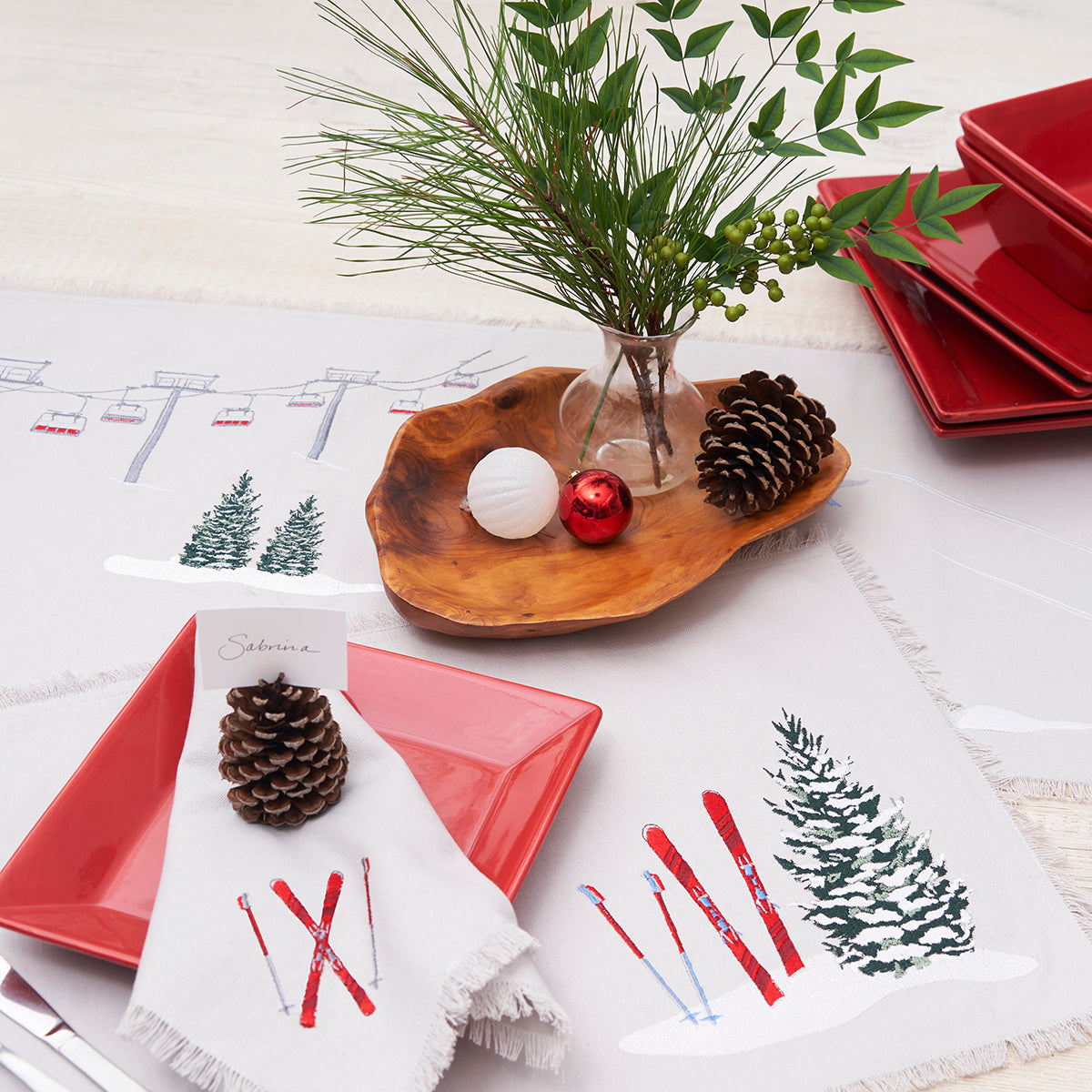 Slopeside Napkins, S/4, 18x18