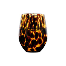 Load image into Gallery viewer, 15 oz. Tortoiseshell Stemless Wine Glass