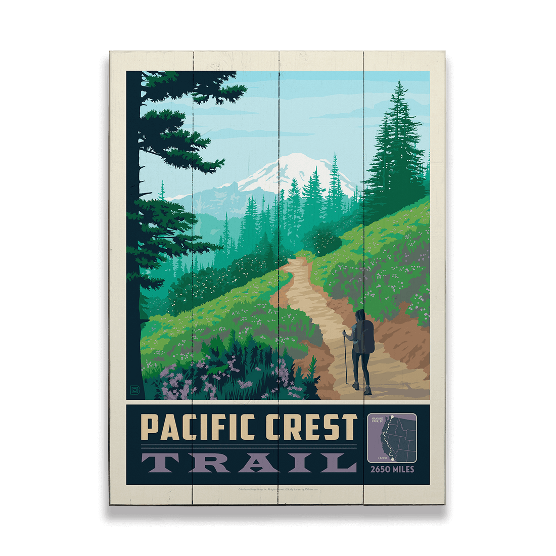 Pacific Crest Trail, 23x31