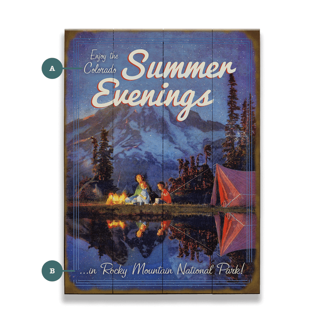Enjoy the Summer Evenings, 23x31