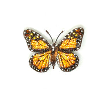 Load image into Gallery viewer, Pin Wanderer Monarch Brooch